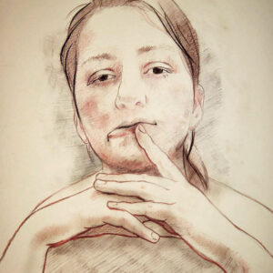 classical-portrait-drawing-girl-fingersinmouth